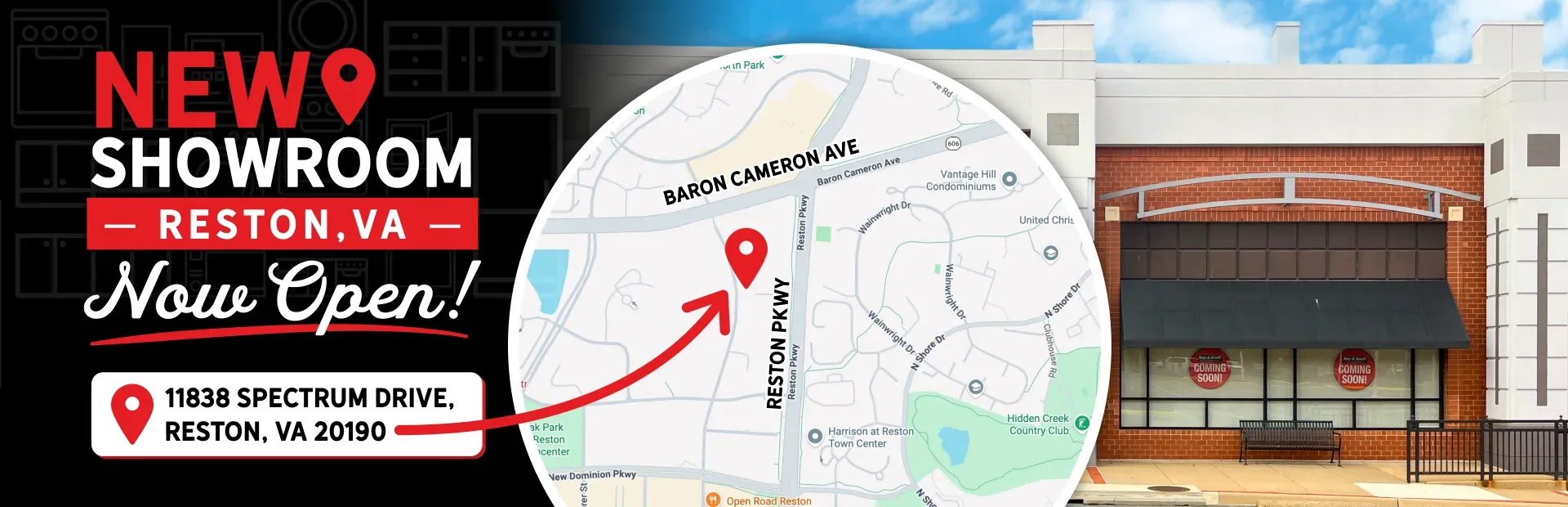 Reston VA Now Open